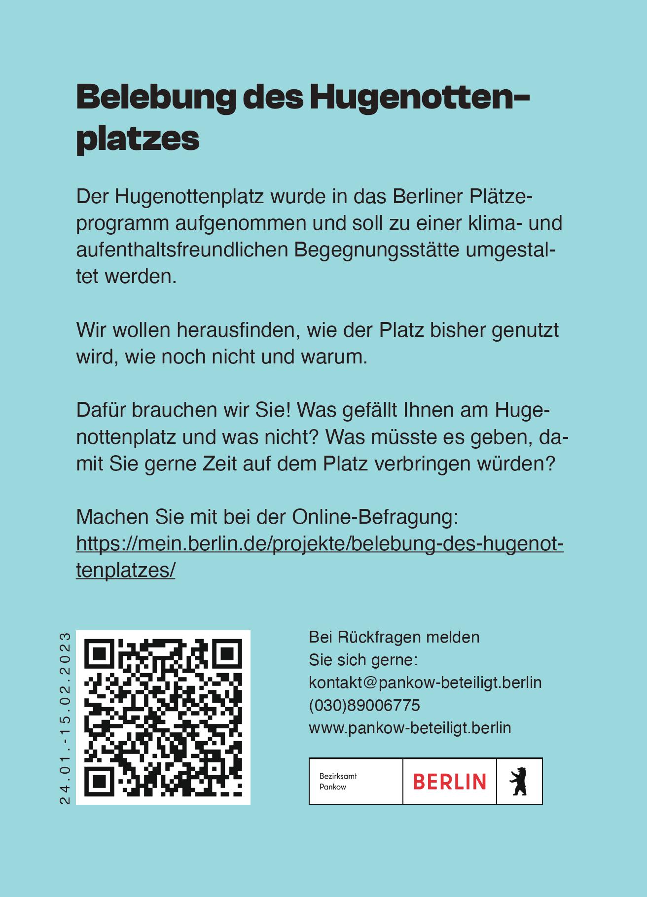 Hugenottenplatz beleben Flyer hinten