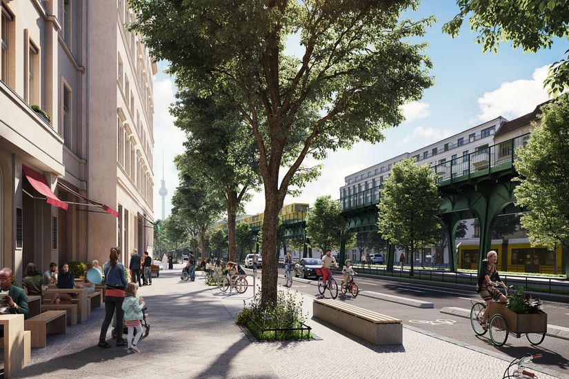 geplanter Umbau an der Schönhauser Allee