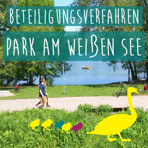 Flyer zum Beteiligungsverfahren Park am Weißensee