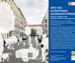 Info-Tag Klimastraße Hagenauer Straße am 5.10.