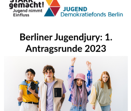 Berliner Jugendjury: 1. Antragsrunde